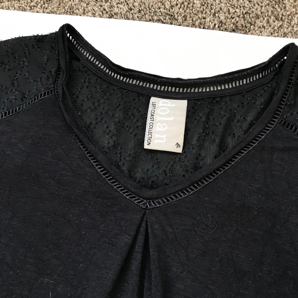 Anthropologie Dolan Left Coast Maisy Tee, black - Picture 7 of 13